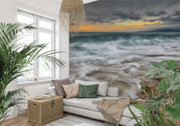 A beautiful modern art wall mural of delicate water.