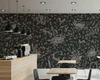 Pattern showcasing dense trees in Twilight Woods Wall Mural