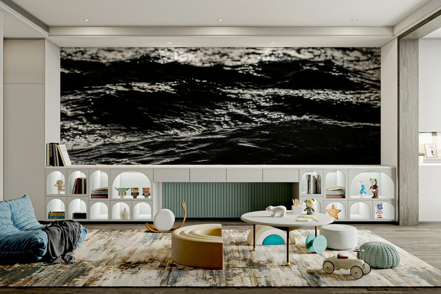 Two Sailboats Wall Mural