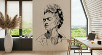 Bright study space featuring Unbroken wall mural with desk-side natural light