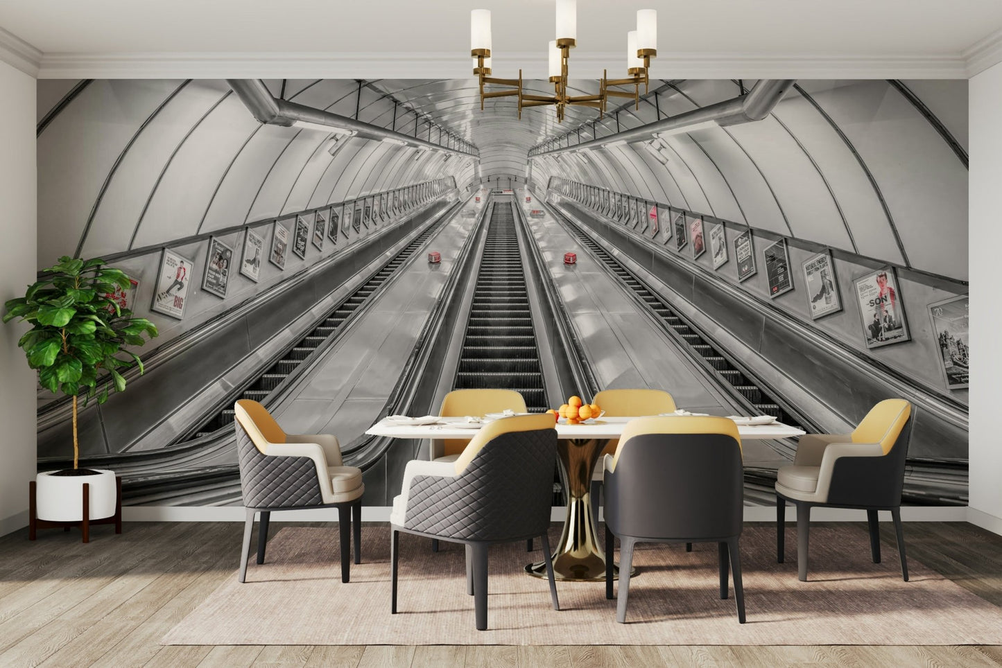 The style is modern and industrial.

