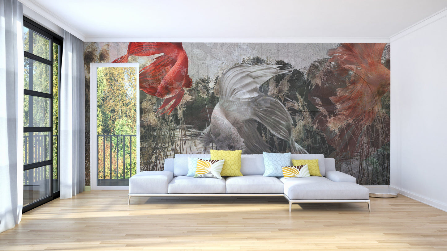 Underwater Fishes Wallpaper Murals - Giffywalls