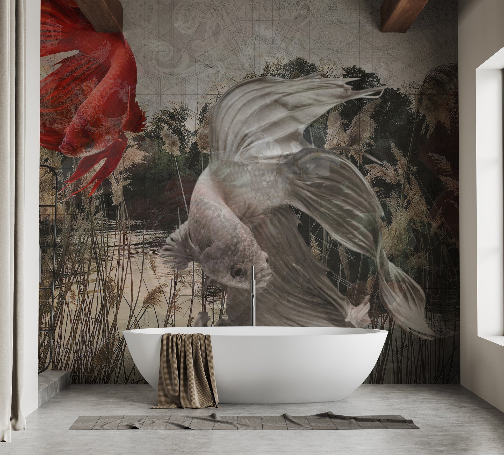 Underwater Fishes Wallpaper Murals - Giffywalls