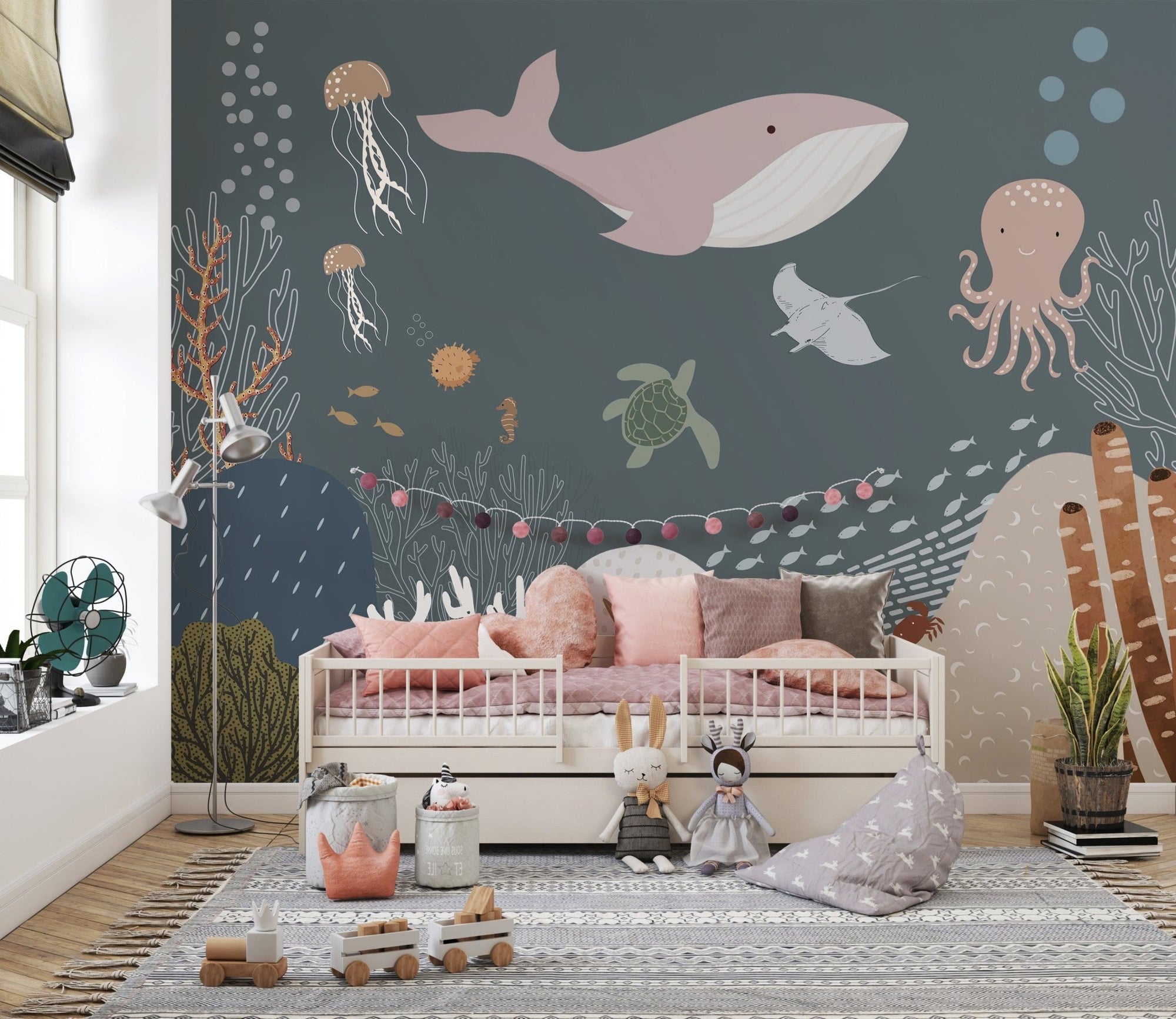 Underwater sea creatures wallpaper A421
