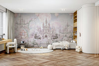 A clear, gentle stream flows near the castle.

