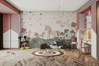 The image is full of bright, cheerful colors.

