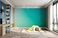 A graceful subtle pattern wall mural in contrasting tones., GD4885