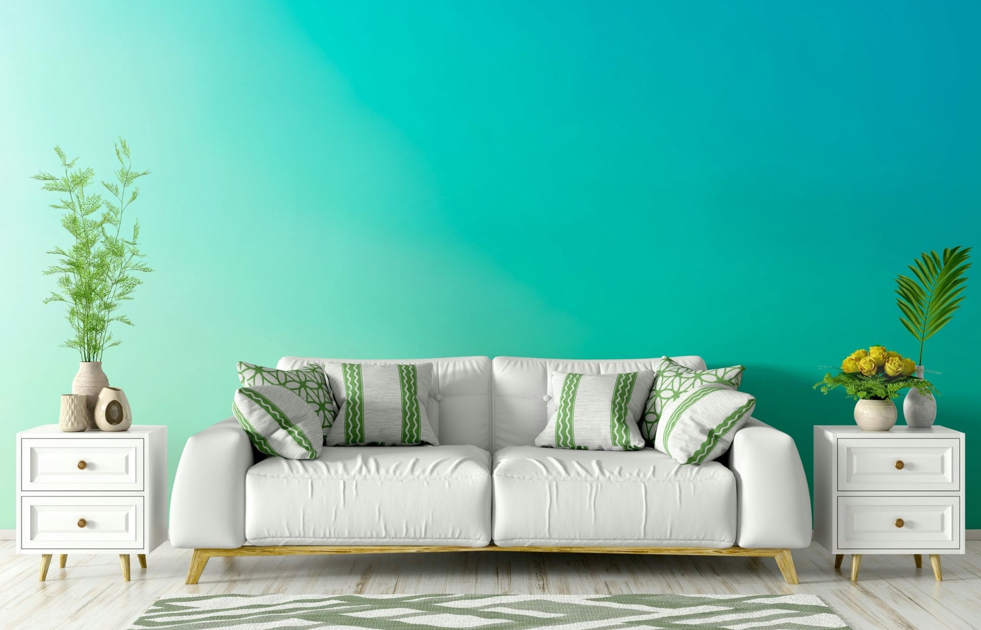 A contemplative modern design wallpaper mural for a feature wall., GD4885