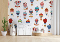An artistic abstract sky mural on minimalist wallpaper., GD5708