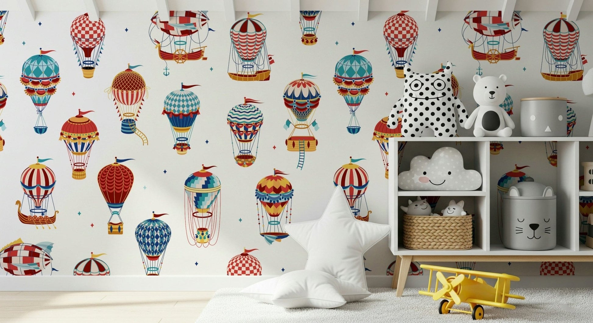 A graceful subtle pattern wall mural in cool, natural tones., GD5708