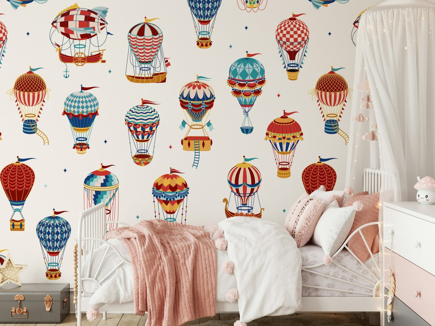 A contemplative gentle design wallpaper mural for a feature wall., GD5708