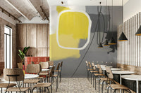 Urban-inspired abstract pattern wallpaper

