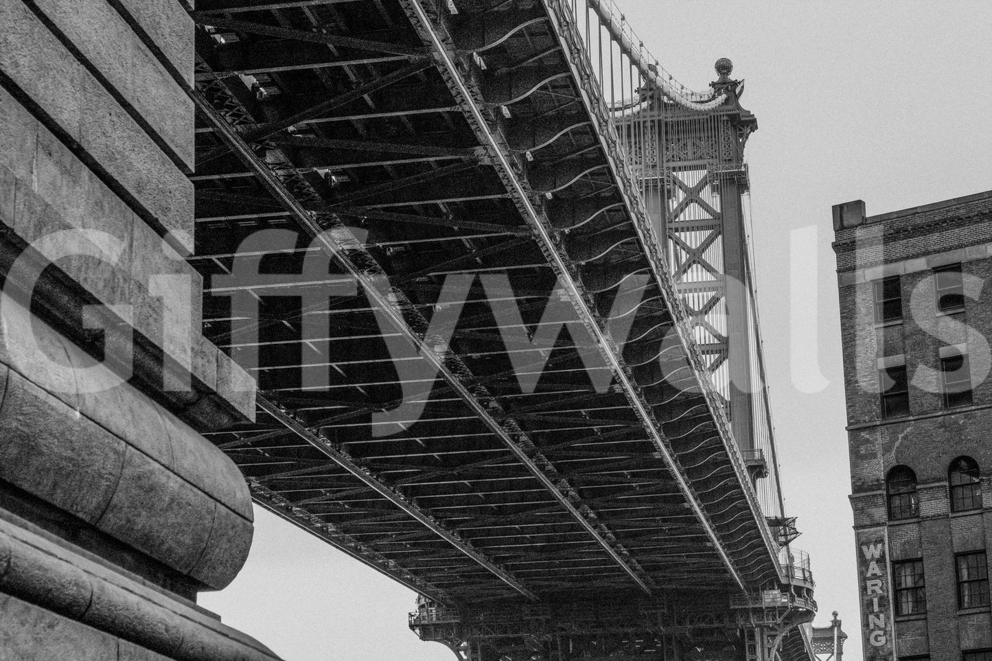 A calming modern pattern wallpaper mural that defines a space.