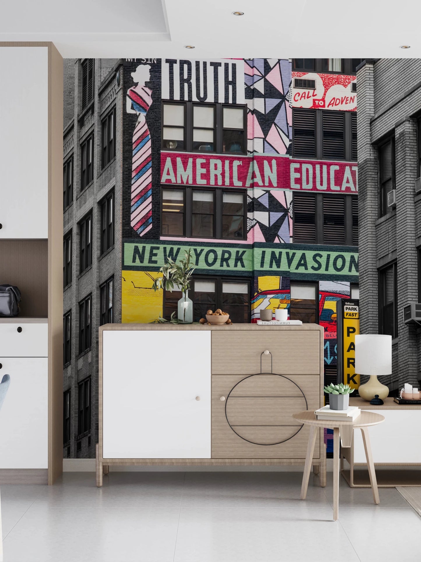 Urban Invasion mural city graffiti retail wall