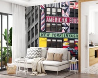 Urban Invasion wallpaper for walls city street tone