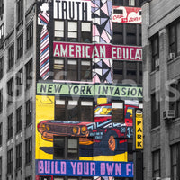 Urban Invasion mural bold street style wall