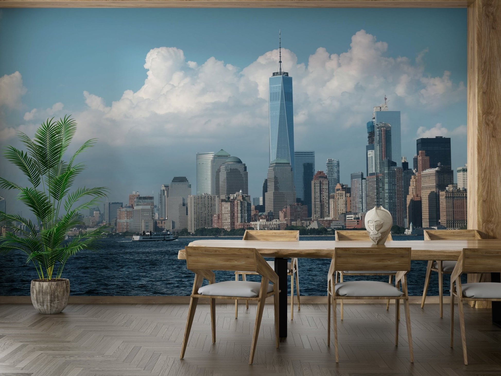 Metropolitan tranquility wallpaper
