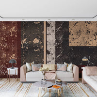 Weathered splatters on the Urban Canvas wall muralGD9519