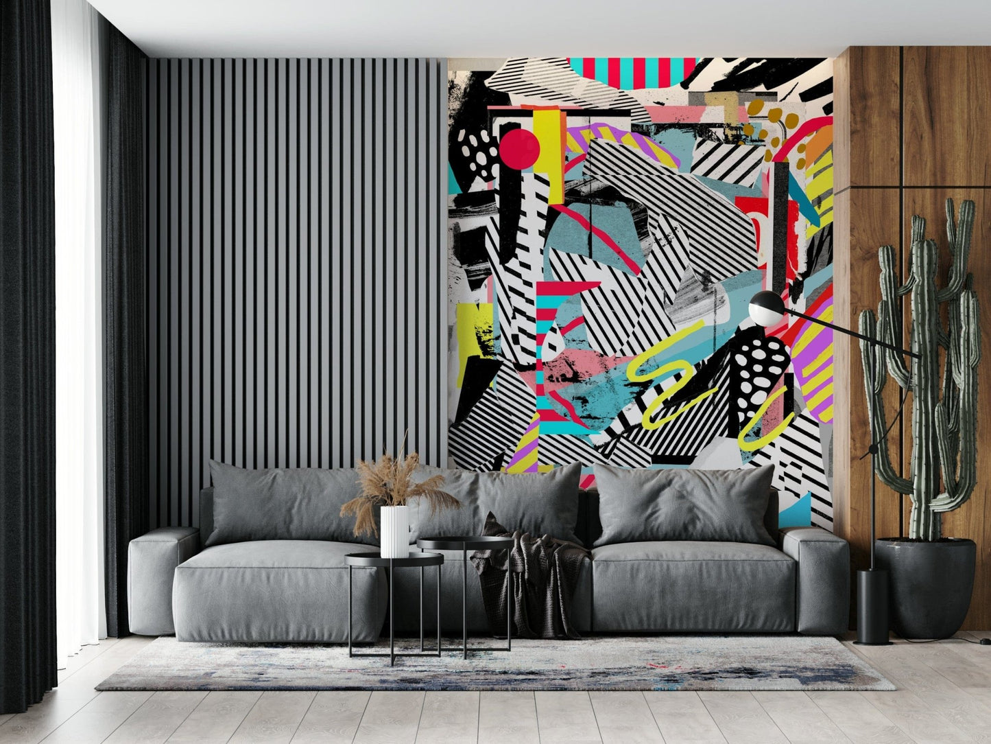Urban Collage Wall Mural