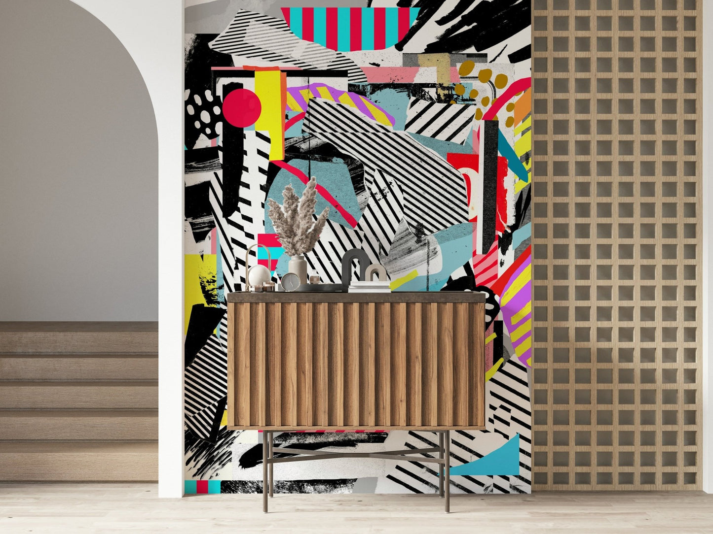 Urban Collage Wall Mural