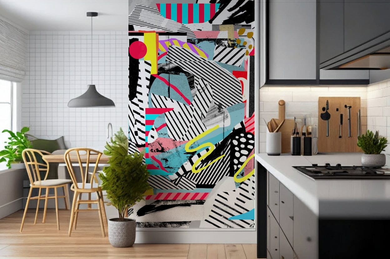 Urban Collage Wall Mural