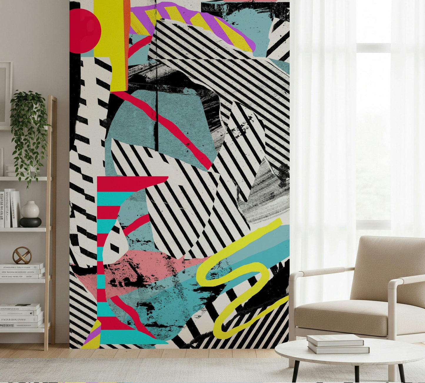 Urban Collage Wall Mural