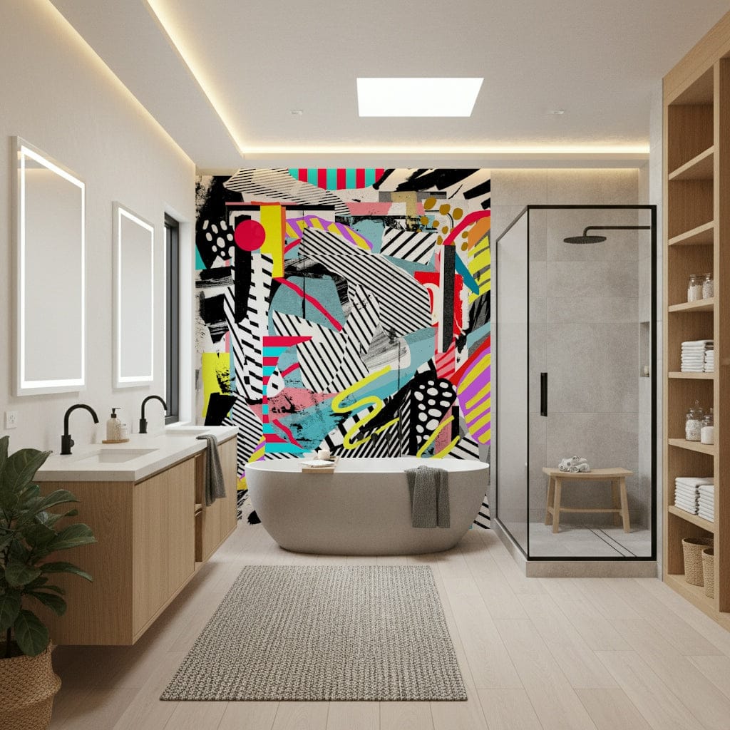 Urban Collage Wall Mural