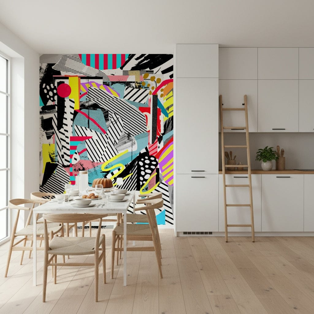 Urban Collage Wall Mural