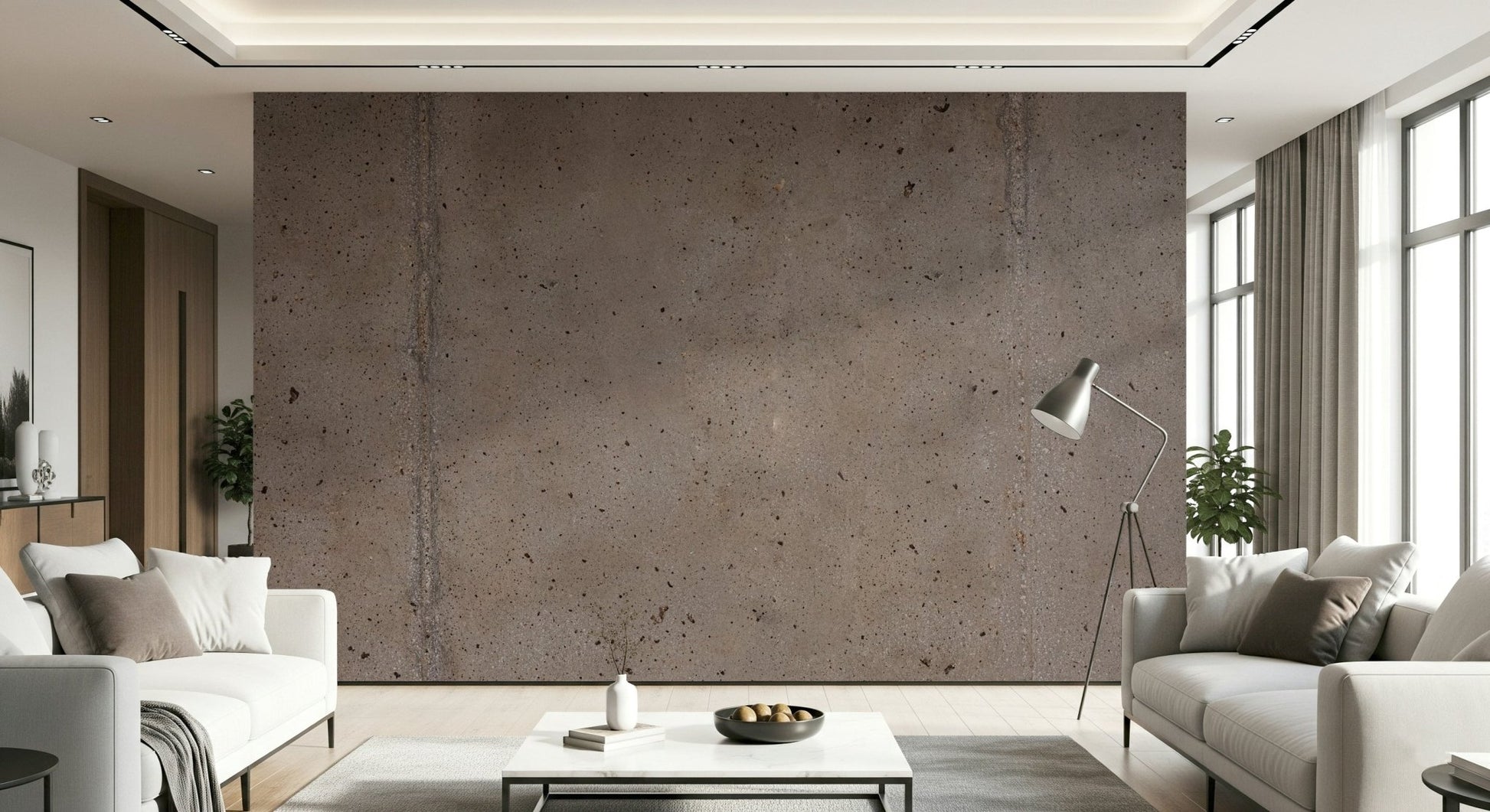 Office space with striking geometric design from Urban Edge Wall Mural.