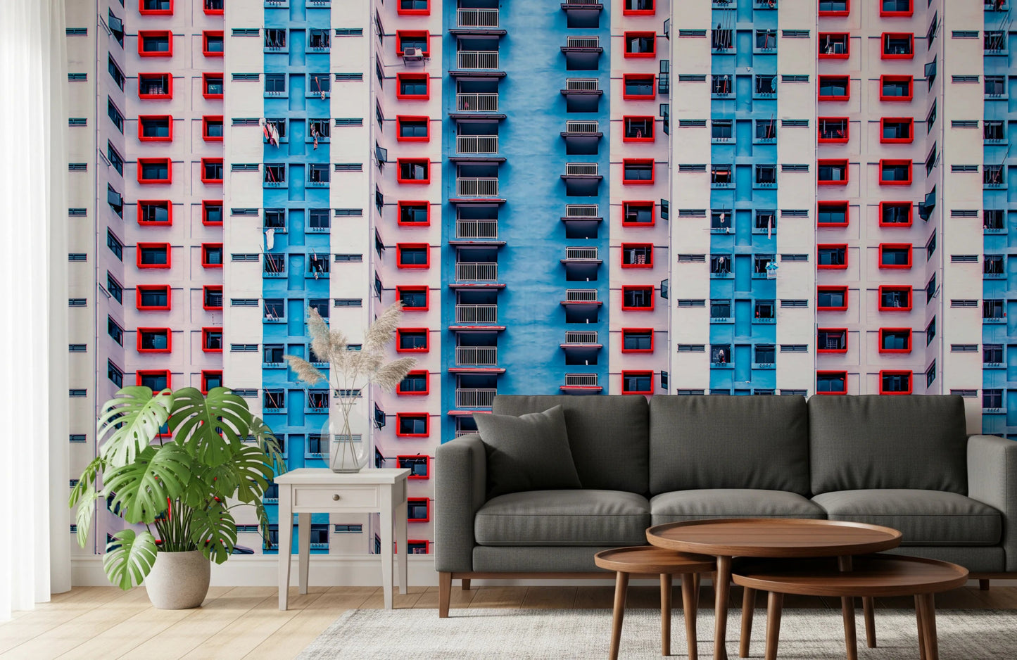 Urban Gridlock Wall Mural