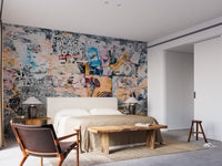 Urban Poster Patchwork Wall Mural - Giffywalls