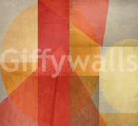 Inspiring Urban Shapes Fusion wall treatment impressive, composition, deep, shades, appeal.