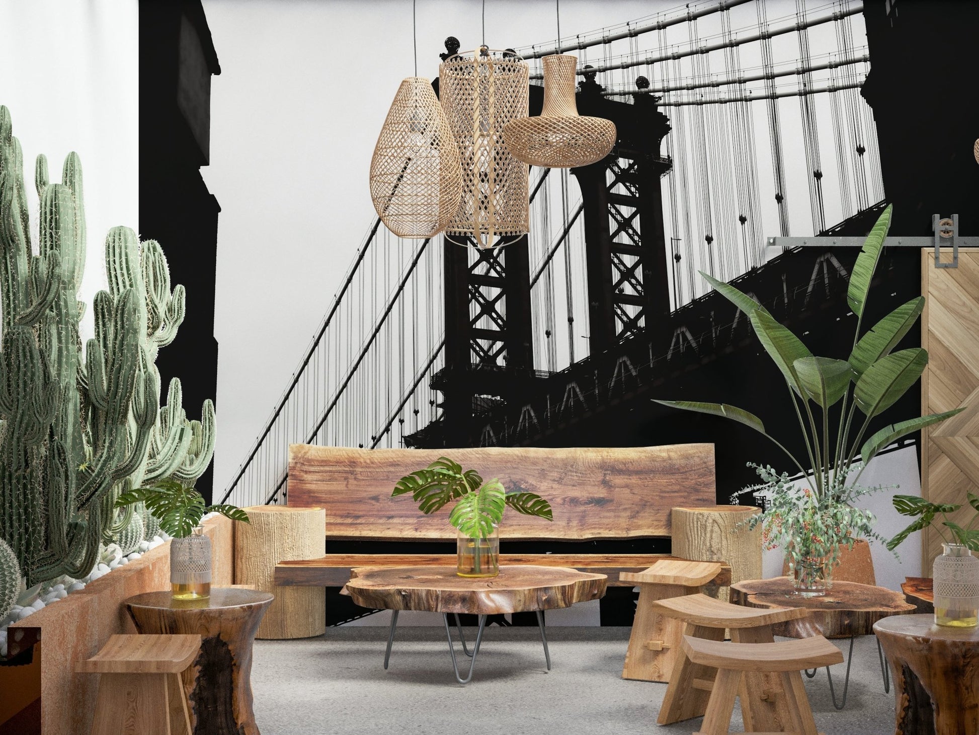 A classic abstract design wallpaper for walls.