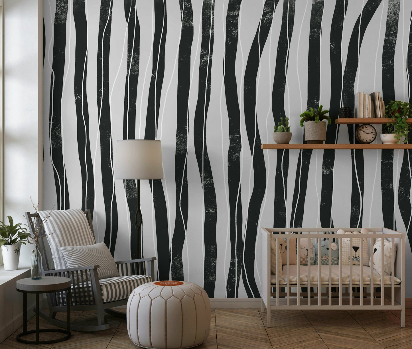 Urban Stripes Wall Mural -2312234