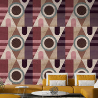 Urban Texture Geometric wallpaper for modern home decor

