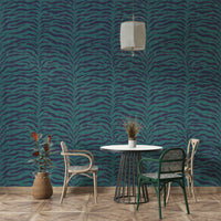 The mural extends across the entire wall, creating a dynamic backdrop. GD3725

