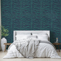 The room's lighting highlights the clean, graphic look of the stripes. GD3725

