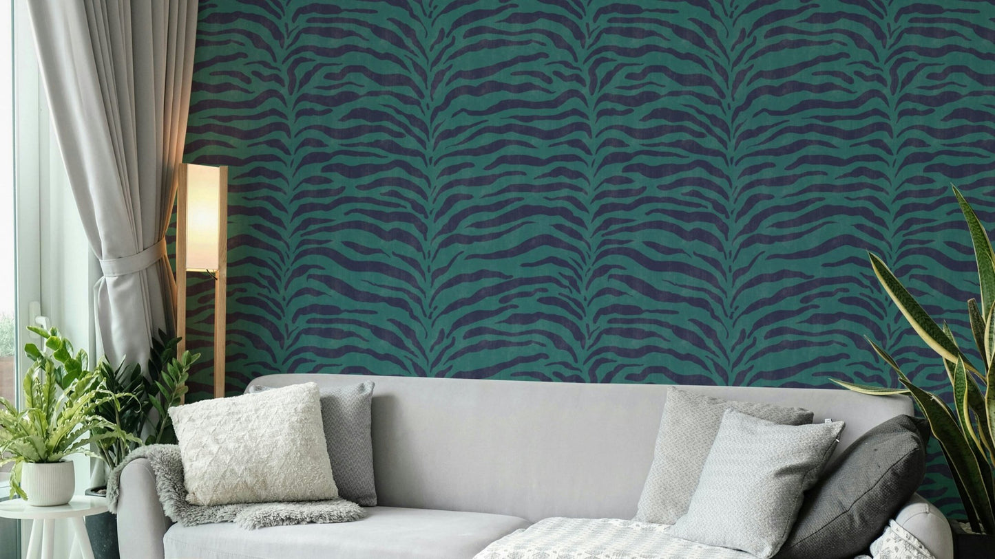 The stripes are thick and a little bit irregular, giving them an artistic look. GD3725

