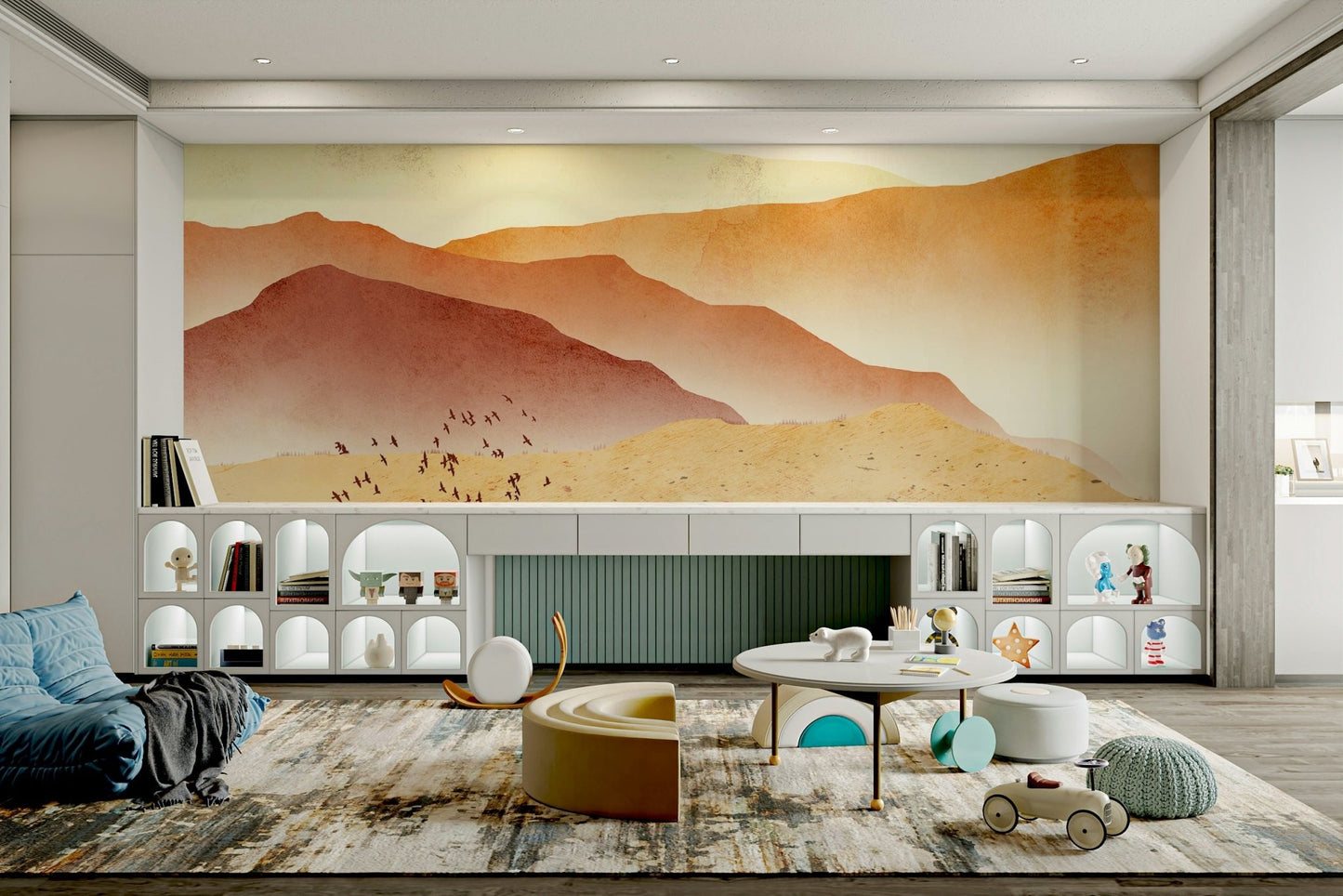 Valley of Fire wallpaper in warm tones GD101

