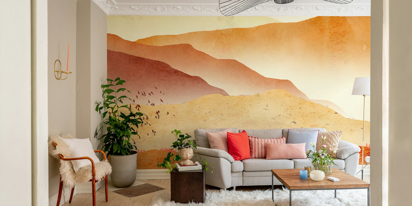 Valley of Fire landscape wall mural

