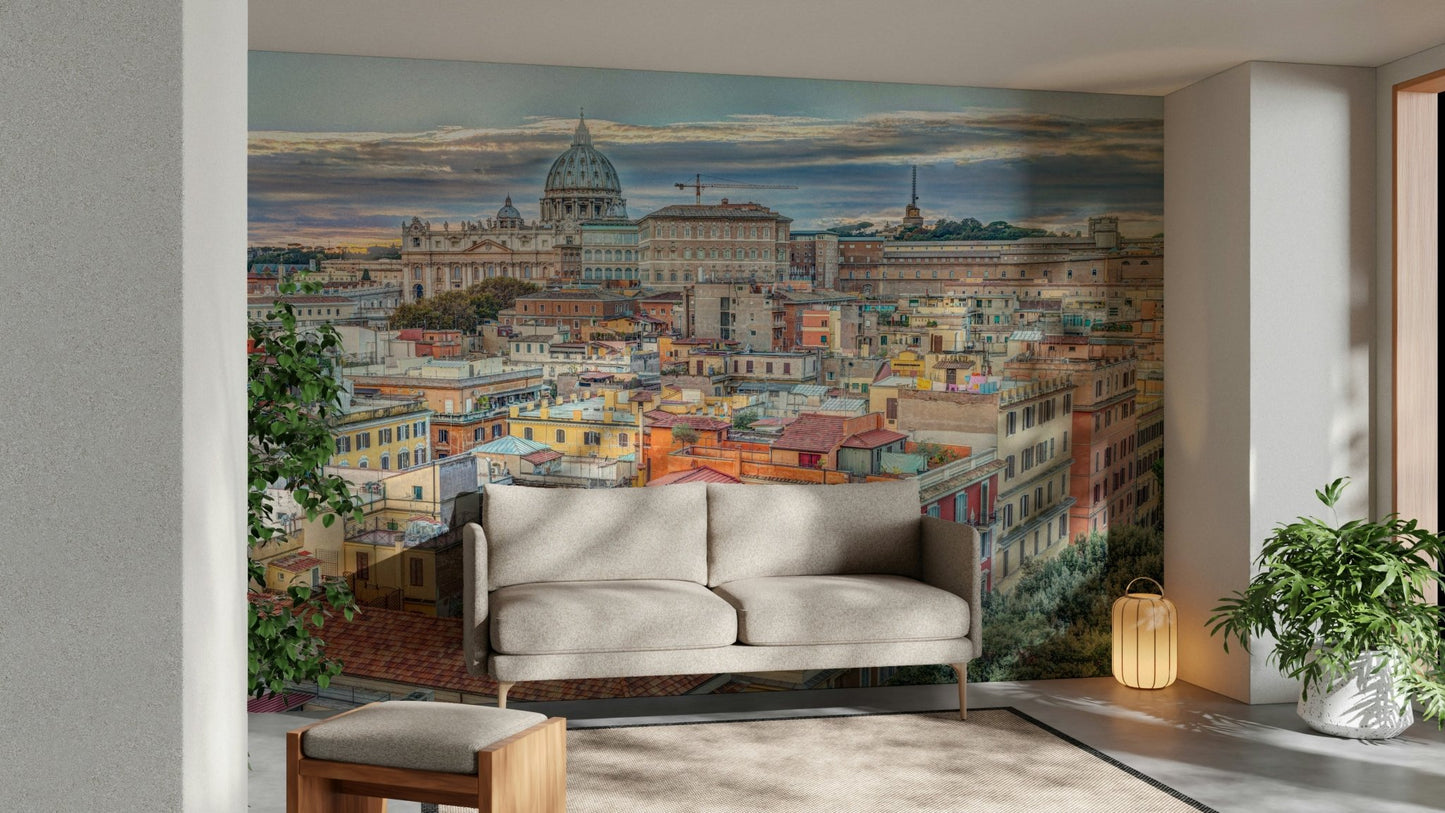 Stunning view of St. Peter's Basilica in Vatican City.

