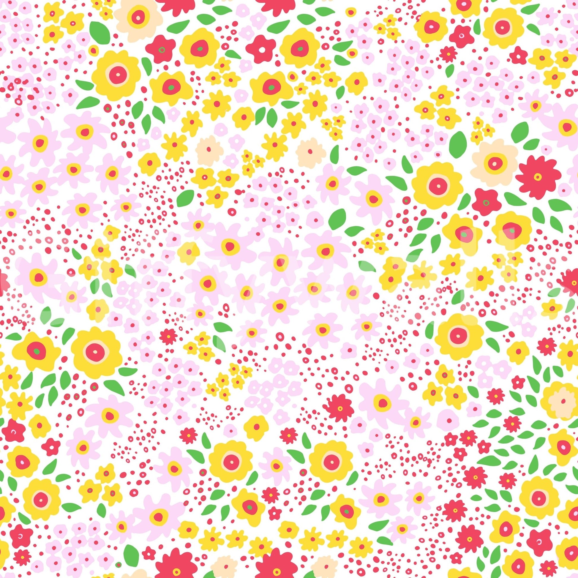 Wallpaper for walls with a delicate floral print

