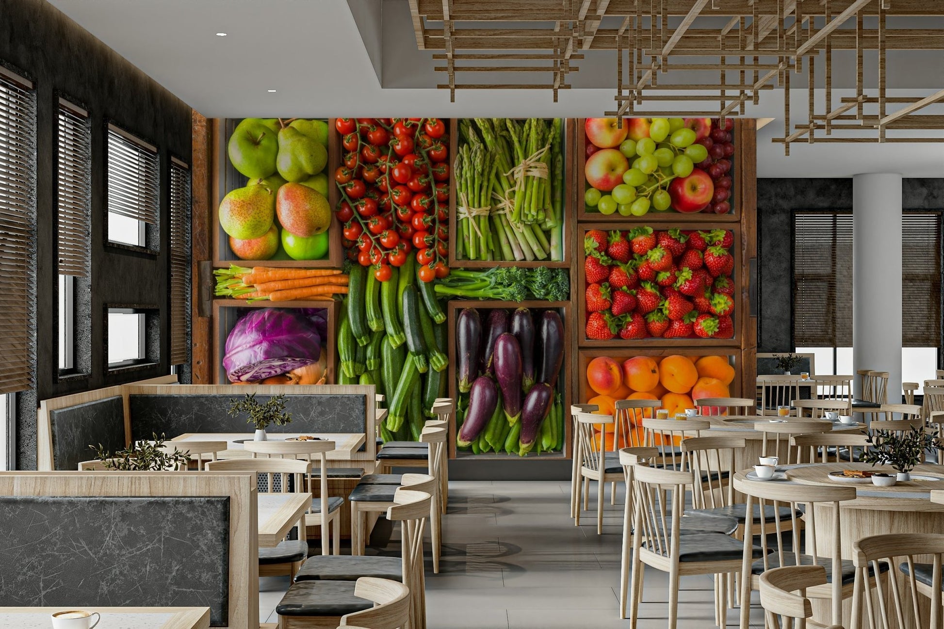 The design feels dynamic and cheerful.

