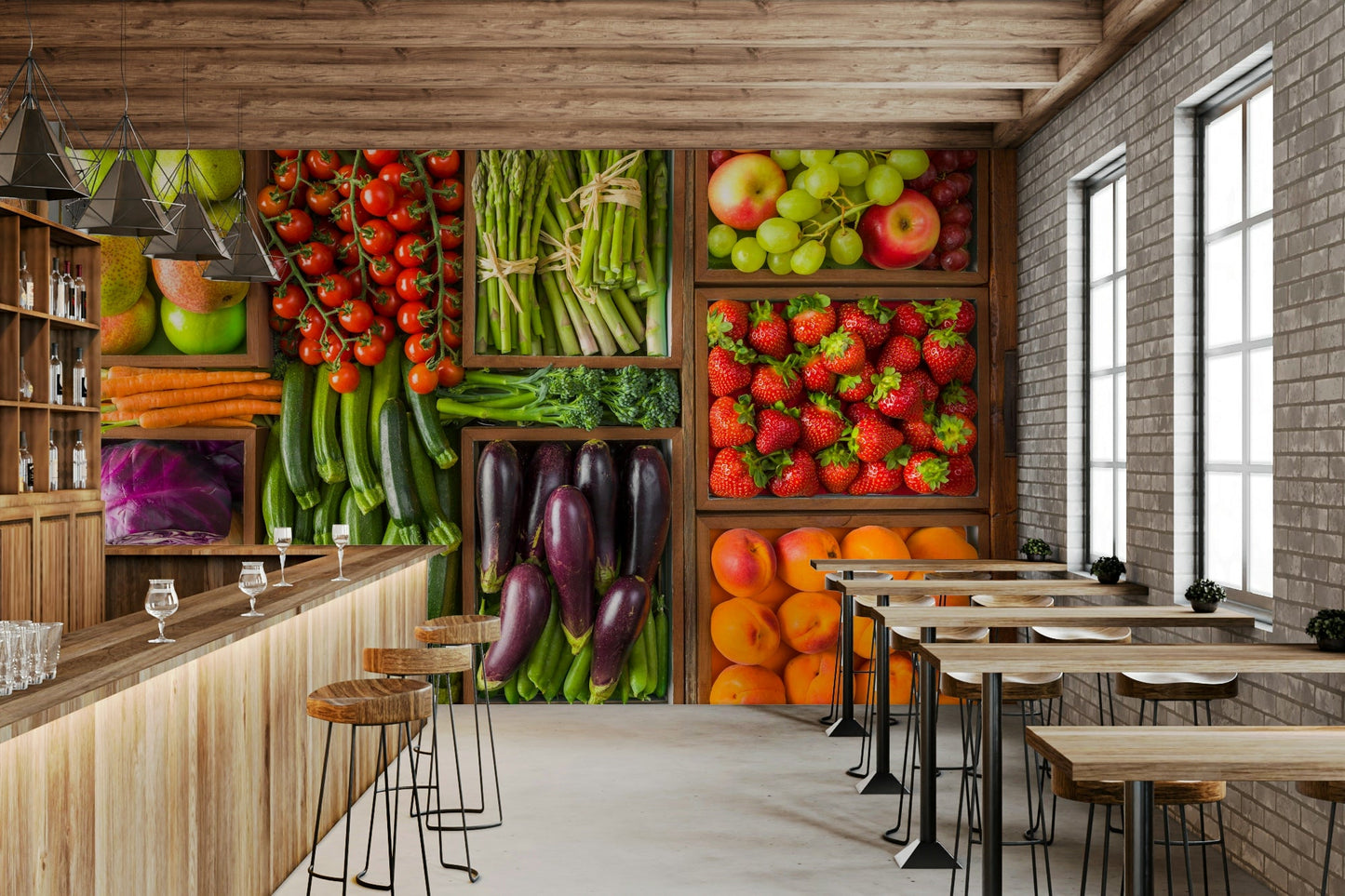 The image is suitable for a kitchen or dining area.

