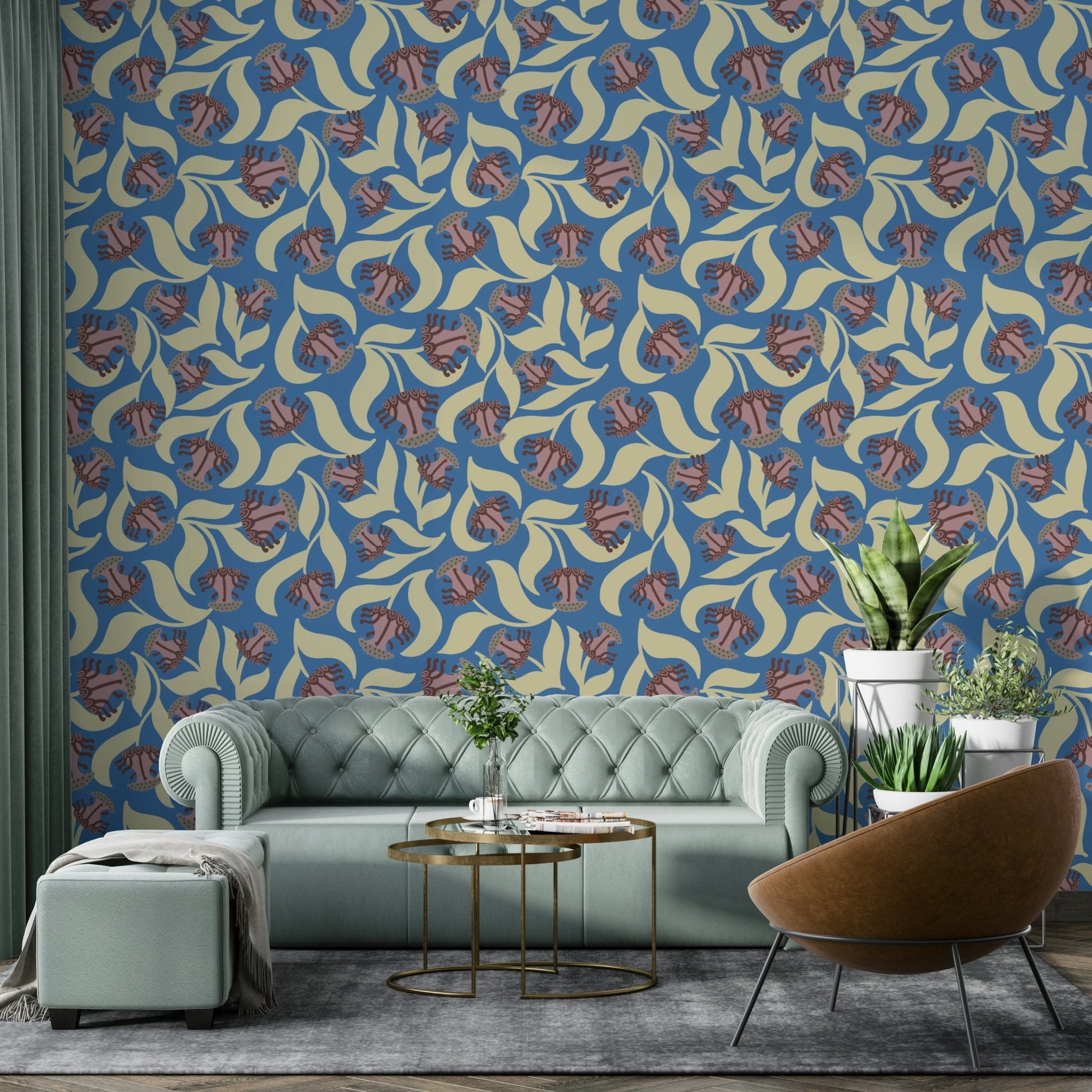 Features elegant and expressive floral and botanical designs.
