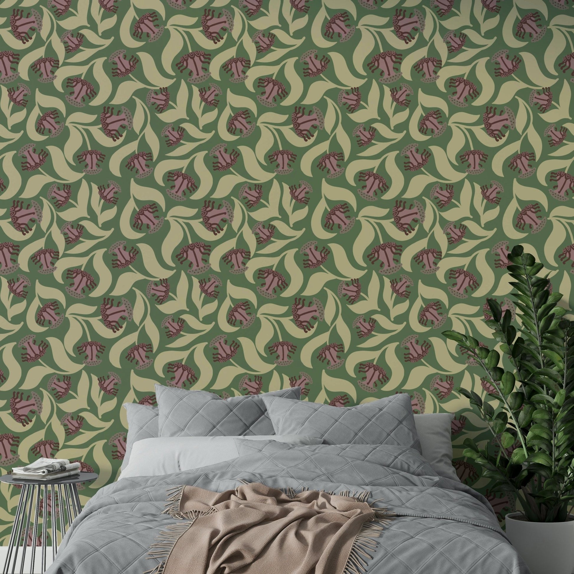 Features elegant and expressive floral and botanical designs.
