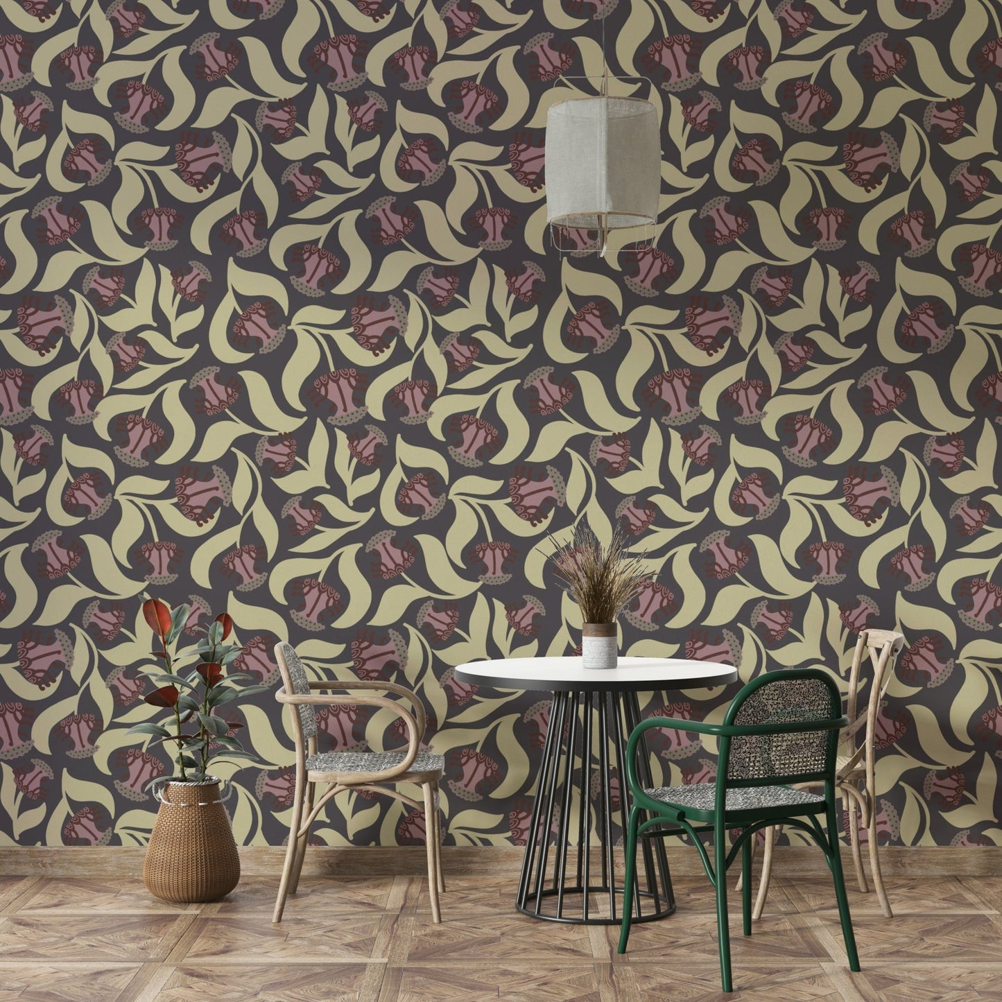 There's a strong sense of artistic flair, modern elegance, and creative energy.
