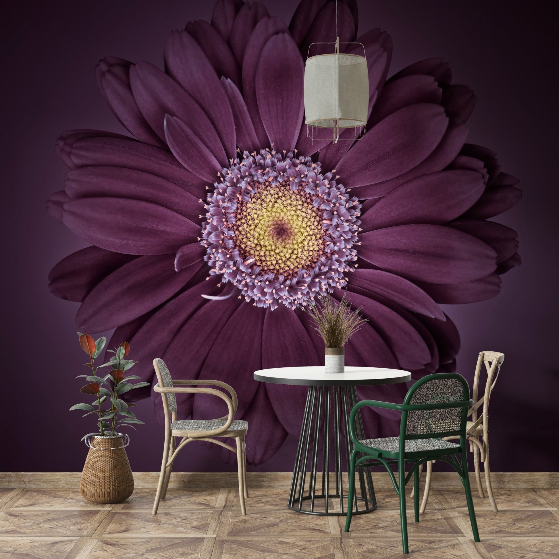 Luxurious Velvet Bloom Wall Mural for Your Home

