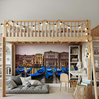 Venetian Blues Wall Mural