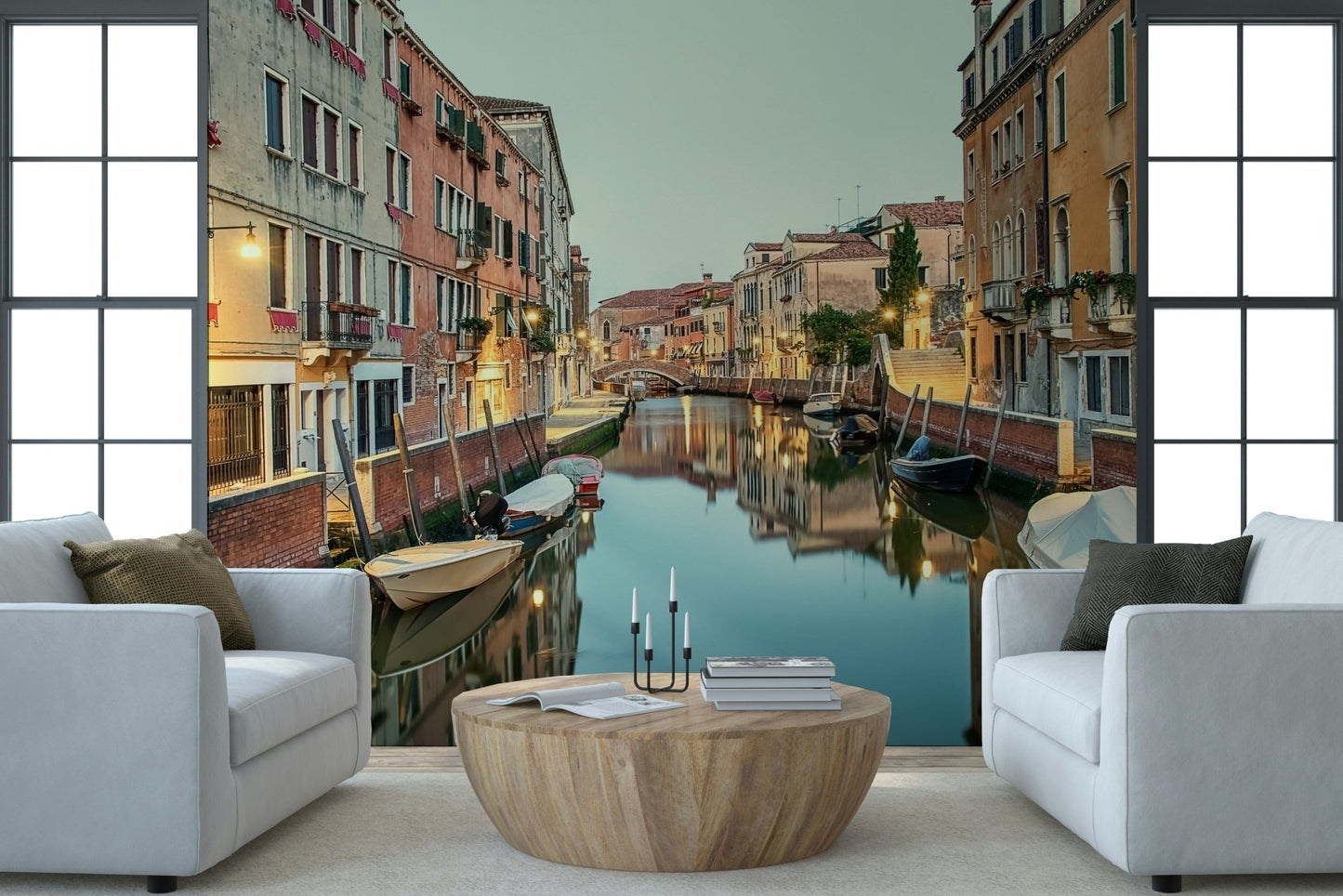 Venetian Canal Dreams Wall Mural